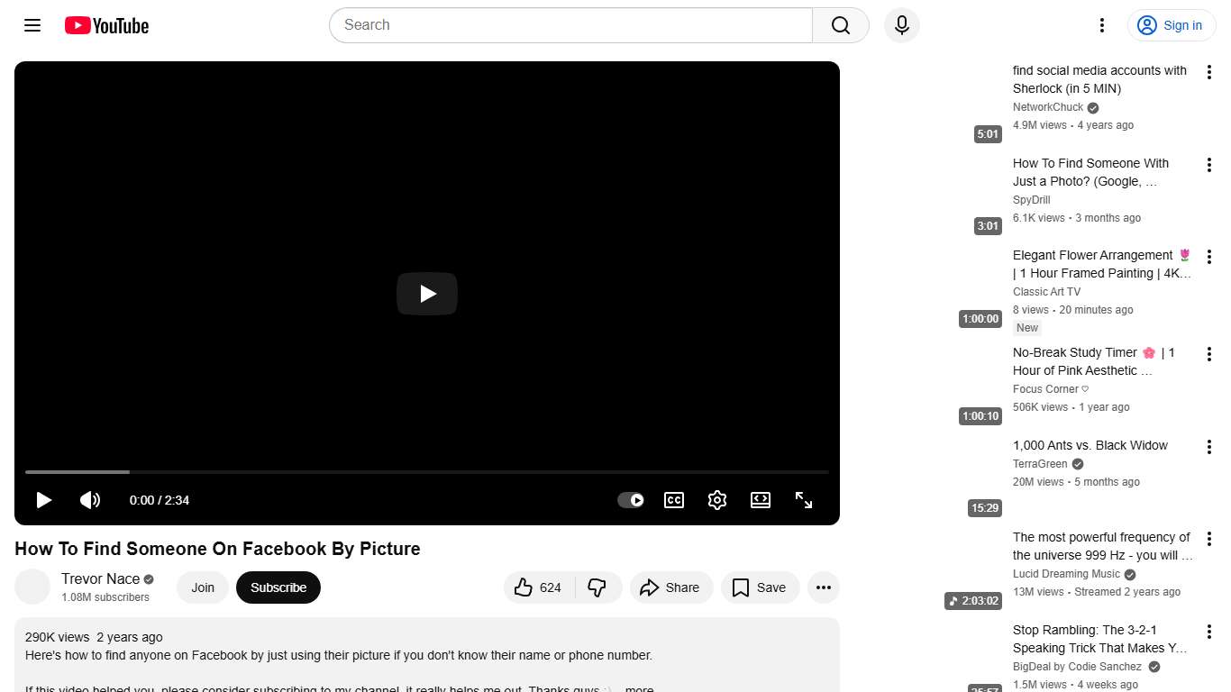 How To Find Someone On Facebook By Picture - YouTube